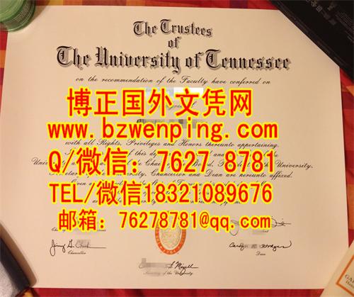 美国田纳西大学原版毕业证样本The University of Tennessee，美国UT文凭样式