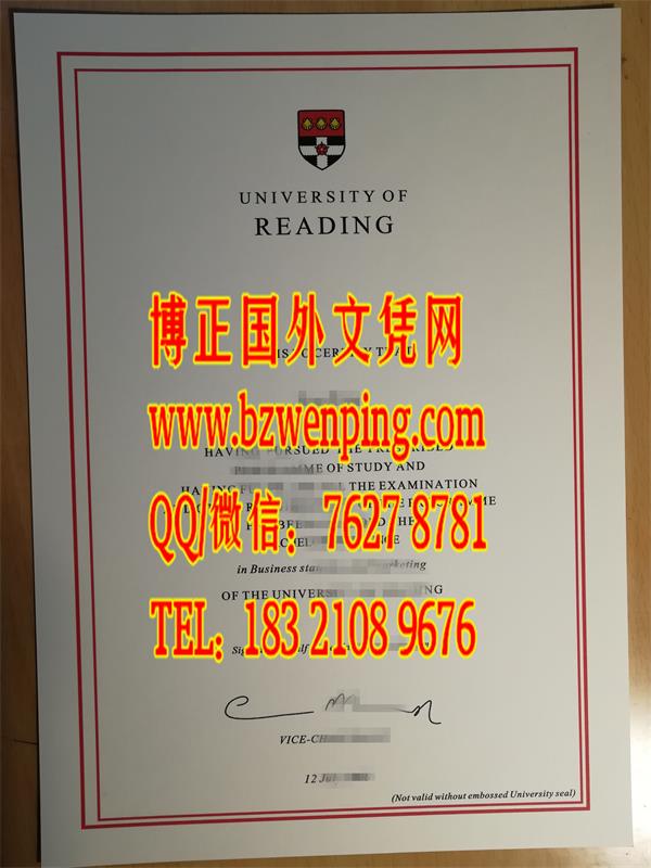 办理\英国雷丁大学University of Reading毕业证样板，英国大学degree