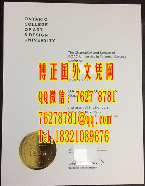 加拿大安大略艺术设计学院毕业证案例，OCAD University diploma degree